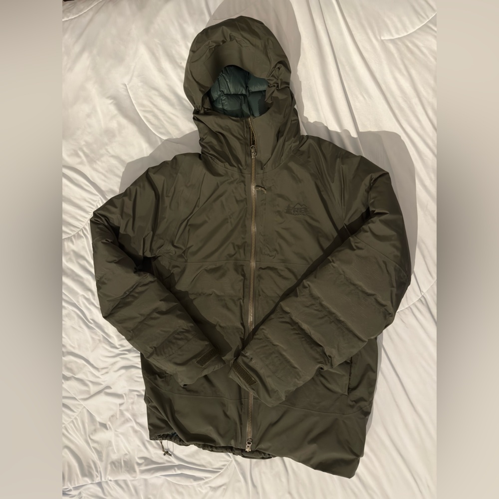 REI Co-op Stormhenge 850 Down Hybrid Jacket M Green